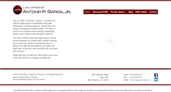 Desktop Screenshot of apgarcialaw.com